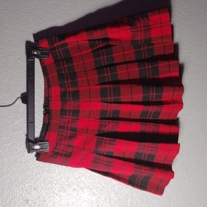 Love Tree plaid skirt